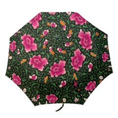 Pink Japan Floral Folding Umbrellas by snowwhitegirl