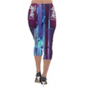 Japan City Lightweight Velour Capri Leggings  View2