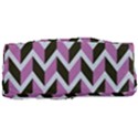 Zigzag Chevron Pattern Pink Brown Multi Function Bag	 View4