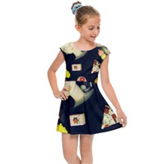 Food Kids Cap Sleeve Dress