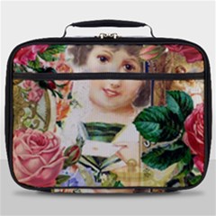 Little Girl Victorian Collage Full Print Lunch Bag by snowwhitegirl