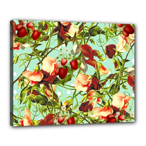 Fruit Blossom Canvas 20  X 16  by snowwhitegirl