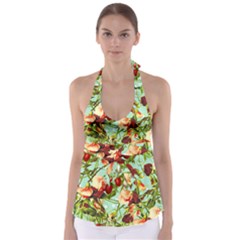 Fruit Blossom Babydoll Tankini Top by snowwhitegirl