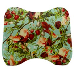 Fruit Blossom Velour Head Support Cushion