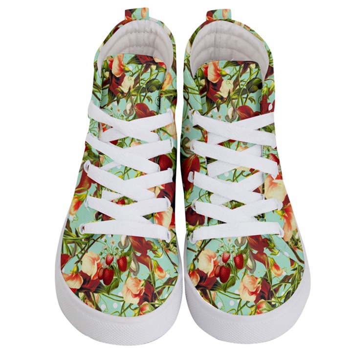 Fruit Blossom Kid s Hi-Top Skate Sneakers