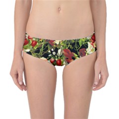 Fruit Blossom Black Classic Bikini Bottoms by snowwhitegirl