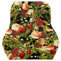 Fruit Blossom Black Car Seat Back Cushion  by snowwhitegirl