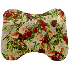 Fruit Blossom Beige Head Support Cushion by snowwhitegirl