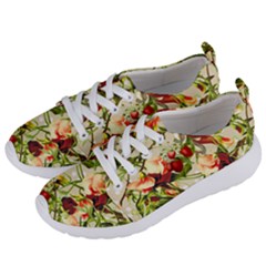 Fruit Blossom Beige Women s Lightweight Sports Shoes by snowwhitegirl