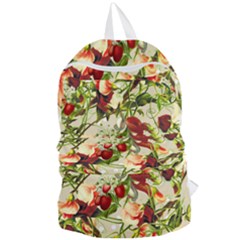 Fruit Blossom Beige Foldable Lightweight Backpack by snowwhitegirl