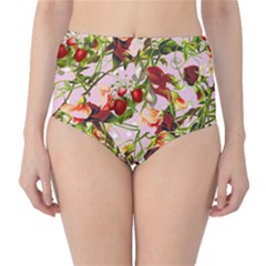 Fruit Blossom Pink Classic High-waist Bikini Bottoms by snowwhitegirl