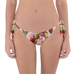 Fruit Blossom Pink Reversible Bikini Bottom by snowwhitegirl