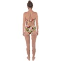 Fruit Blossom Pink Tie Back One Piece Swimsuit View2