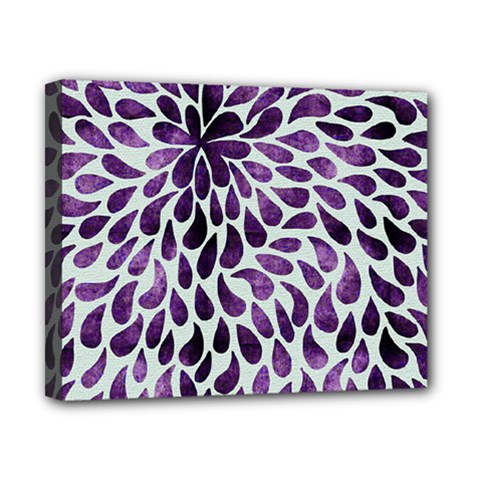 Purple Abstract Swirl Drops Canvas 10  X 8  by snowwhitegirl