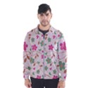 Pink Vintage Flowers Windbreaker (Men) View1