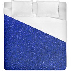 Blue Glitter Duvet Cover (king Size)