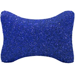 Blue Glitter Seat Head Rest Cushion