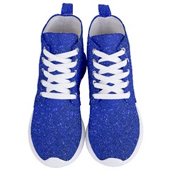 Blue Glitter Women s Lightweight High Top Sneakers