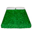 Green Glitter Fitted Sheet (Queen Size) View1