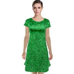 Green Glitter Cap Sleeve Nightdress by snowwhitegirl