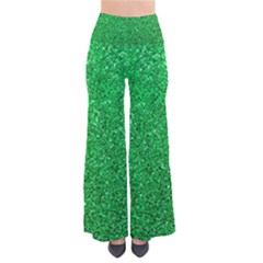 Green Glitter So Vintage Palazzo Pants by snowwhitegirl