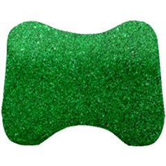 Green Glitter Head Support Cushion