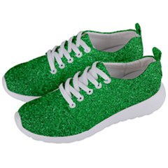 Green Glitter Men s Lightweight Sports Shoes by snowwhitegirl