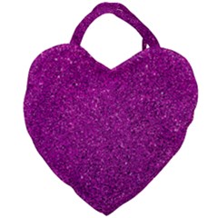 Pink  Glitter Giant Heart Shaped Tote