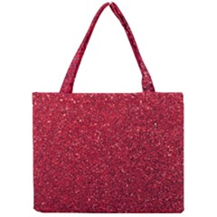 Red  Glitter Mini Tote Bag by snowwhitegirl