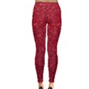 Red  Glitter Inside Out Leggings View2