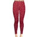 Red  Glitter Inside Out Leggings View3