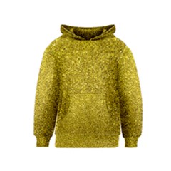 Gold  Glitter Kids  Pullover Hoodie by snowwhitegirl