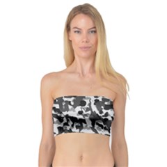 Grey Camo Bandeau Top by snowwhitegirl