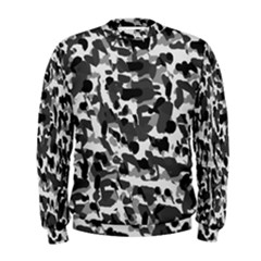 Grey Camo Men s Sweatshirt by snowwhitegirl