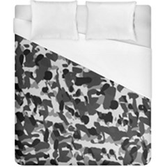 Grey Camo Duvet Cover (california King Size) by snowwhitegirl