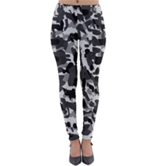 Grey Camo Lightweight Velour Leggings by snowwhitegirl