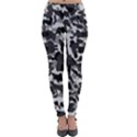 Grey Camo Lightweight Velour Leggings View1