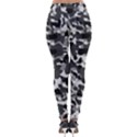 Grey Camo Lightweight Velour Leggings View2