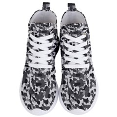 Grey Camo Women s Lightweight High Top Sneakers