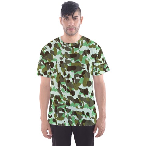 Brownish Green Camo Men s Sports Mesh Tee by snowwhitegirl