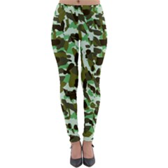 Brownish Green Camo Lightweight Velour Leggings by snowwhitegirl