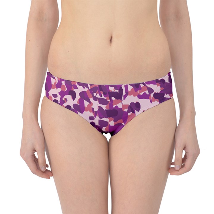 Pink Camo Hipster Bikini Bottoms