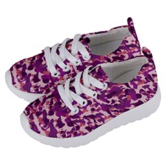 Pink Camo Kids  Lightweight Sports Shoes by snowwhitegirl