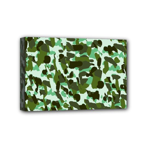 Green Camo Mini Canvas 6  x 4 