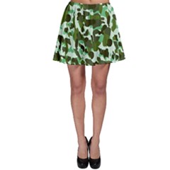 Green Camo Skater Skirt