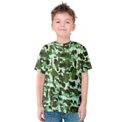 Green Camo Kids  Cotton Tee