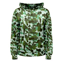 Green Camo Women s Pullover Hoodie