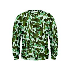 Green Camo Kids  Sweatshirt