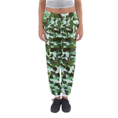 Green Camo Women s Jogger Sweatpants