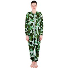 Green Camo OnePiece Jumpsuit (Ladies) 